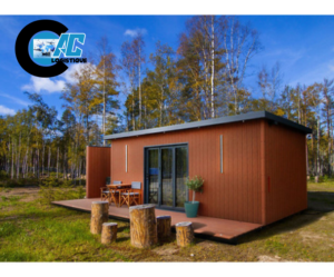 Conteneur Converti, Maison Portable, Salon De Jardin- Neuf