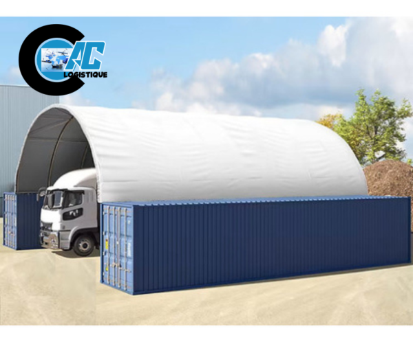 Abri Démontable Sur Conteneur – Abri 8×12- Neuf