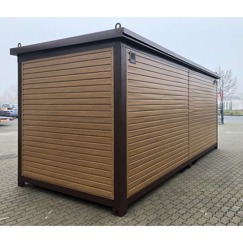 Conteneur Bureau 6 X 2,40m Couleur Bois- Neuf