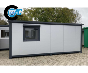 Conteneur De Bureau Avec Volets Roulants 6×2,40 Mètres- Neuf