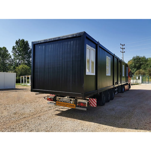 Container D’habitation Mobile Double 40 » Pieds- Neuf